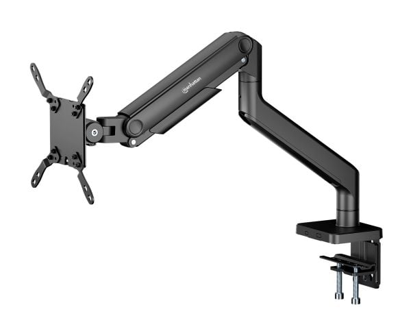 Manhattan 462570, Klemme/frittstående/gjennomføring, 20 kg, 43,2 cm (17"), 124,5 cm (49"), 200 x 200 mm, Svart