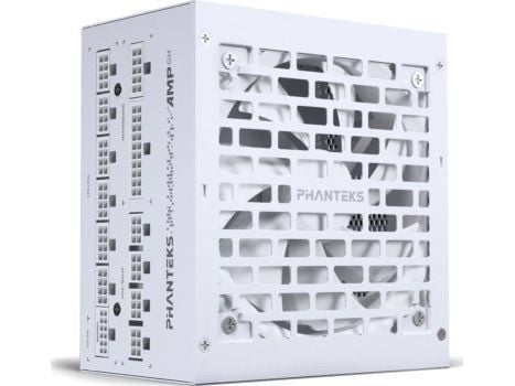 Phanteks AMP GH 1000 - Strømforsyning (intern) - helt modulær - ATX12V 3.1 - 80 PLUS Platinum - AC 100-240 V - 1000 watt - Europa - hvit