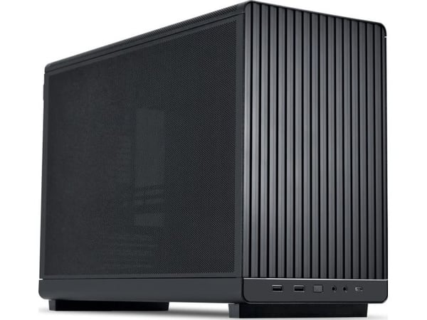 Lian Li PC-A3X, Micro Tower, PC, Svart, micro ATX, Micro-ITX, Stål, 16,5 cm
