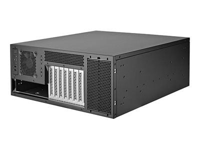 SilverStone RM46-502-I - Kan monteras i rack 4U - SSI EEB - ingen strömförsörjning (ATX / PS/2) - svart - USB