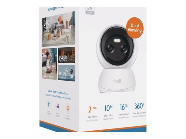Homeguard Indoor 2K Pan&Tilt AI Dual C