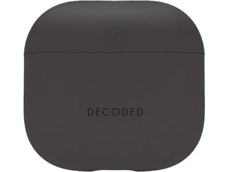 Decoded Silicone Aircase - suojaava silikonikotelo AirPods 4. sukupolvelle (hiili)