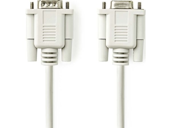Nedis CCGL52010IV20, 2 m, VGA (D-Sub), VGA (D-Sub), Hunkjønn, Hankjønn, Elfenben