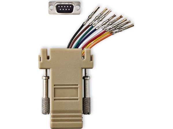 Nedis CCGB52820IV, Elfenben, DB-9, RJ-45, Hunkjønn, Hunkjønn, Rett