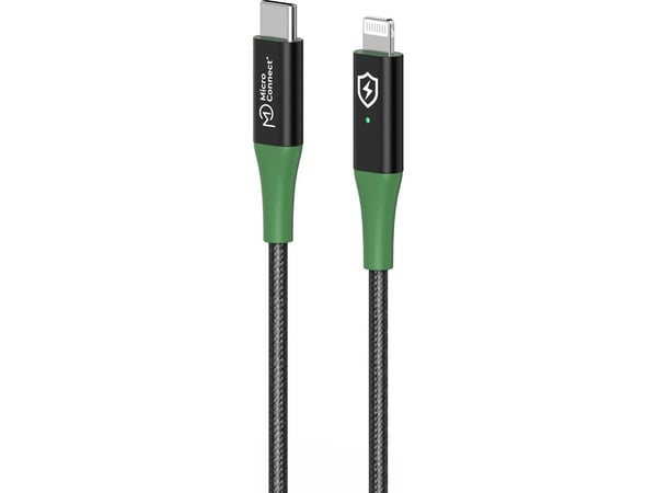 USB MicroConnect Lightning til USB-C-kabel 1 m svart (Smart Charge, MFI USB-C til)