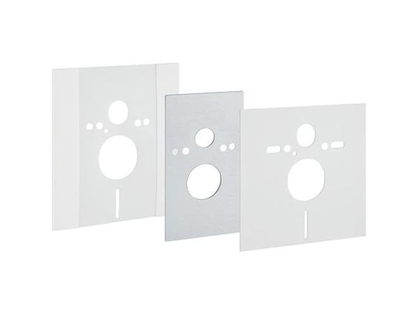 Afdækningsplade m/akustisk isol t/WC