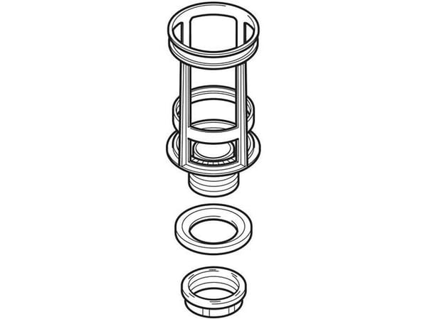 Bassin skyl-stop t/synlig cisterne AP128