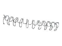 Fellowes - 10 mm - 297 mm - 34 ringer - A4 (210 x 297 mm) - 80 ark - svart - 100 stk bindestreng - for Fellowes Galaxy E, Galaxy Wire, Quasar 130