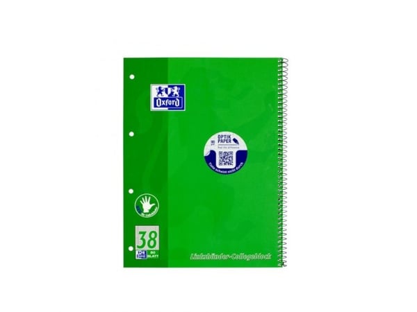 Oxford 100050405, Vihreä, A4, 90 g/m²