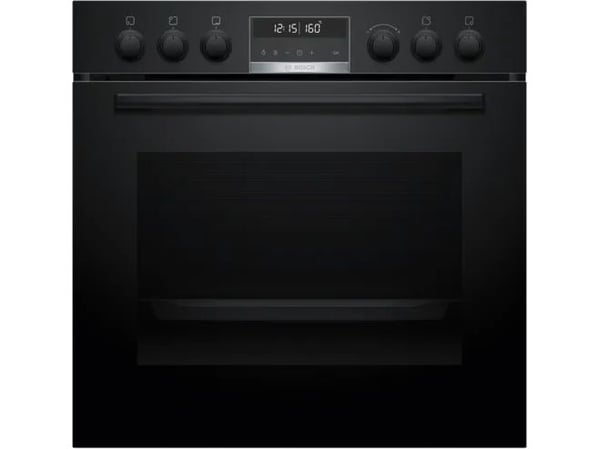 Bosch HEG578BB4 + NVQ645CB6E, Sonebasert induksjon, 4 zone(s), Glass-keramikk, Sort, Berøringskontroll, 58,3 cm