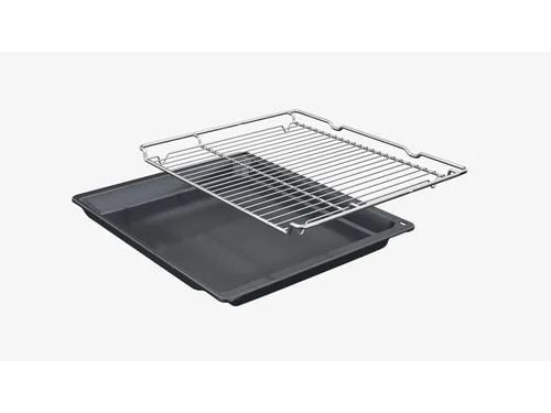 Bosch HEA513BS4 + NIF645CB5E, Sonebasert induksjon, 4 zone(s), Glass-keramikk, Sort, Berøringskontroll, 58,3 cm