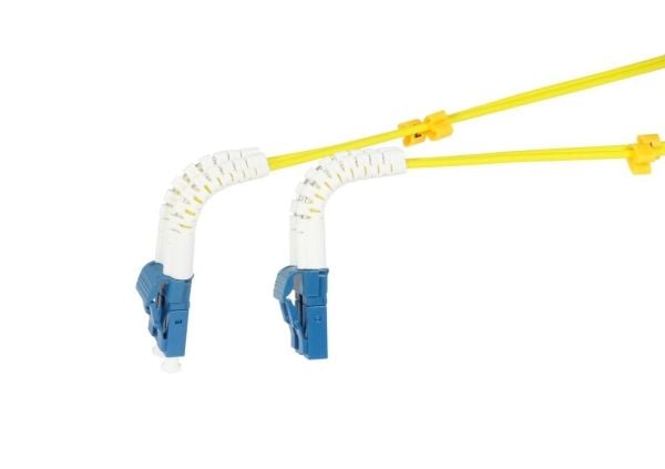 LWL2FiberPatchk 025mtrLCLC 9125um OS2 AD2mm fleksibel anti-knekk gjennomføring G657A2 Synergy 21