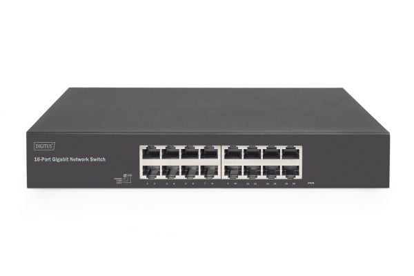 Digitus DN-80112-2, Hallitsematon, Gigabit Ethernet (10/100/1000)