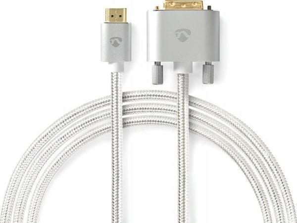 Nedis CCTB34800AL20, 1 m, HDMI Type A (Standard), DVI-D, Hankjønn, Hankjønn, Rett