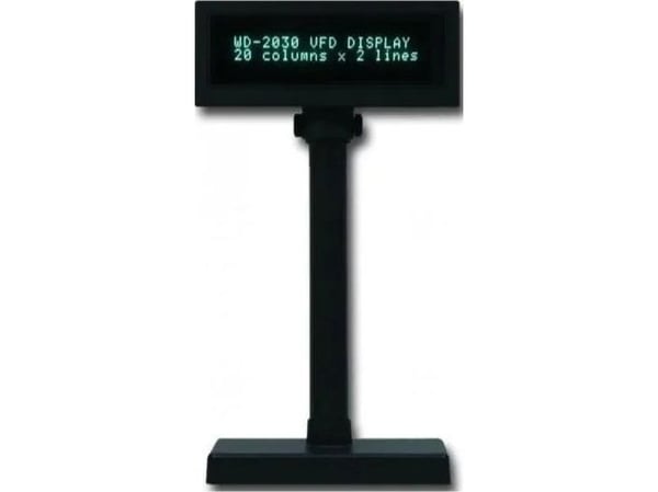 Capture WD-2030 B - Kundeskjerm - 700 cd/m² - USB - svart - USB