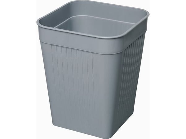 Papirkurv Orth 14 ltr. grå plast