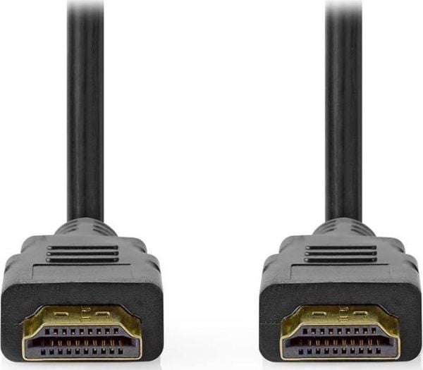 Nedis CVGL35000BK30, 3 m, HDMI-tyyppi A (vakio), HDMI-tyyppi A (vakio), 48 Gbit/s, Äänen paluukanava (ARC), Musta