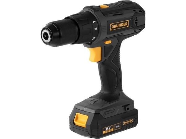 Trådløs slagbormaskin Grunder CDL1318 18V 2x2 Ah