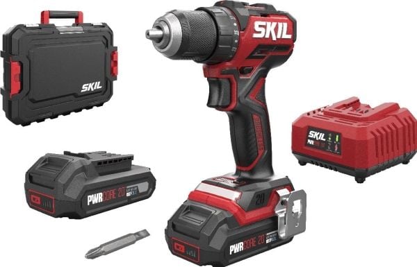 Skil 3065HC boremaskin/skrutrekker 20 V 2x batteri 2 Ah