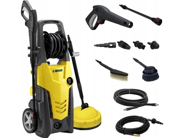 LAVOR Planet 170 Extra, Rett opp, Elektrisk, 8 m, Svart, Gult, Aluminium, 510 l/t