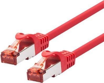 LOGON TCF66F250R, 25 m, Cat6a, F/UTP (FTP), RJ-45, RJ-45, Rød