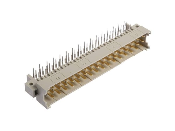 Harting kniv-list – utførelse F vinklede lodde-stifter | poler: 48 | 09 06 148 6901 – 1 stk