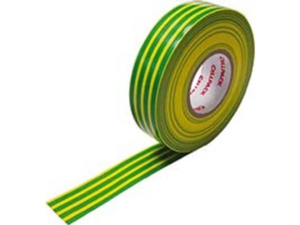 Cellpack isolertejp 128 PVC gul/grön 25 m (145796)