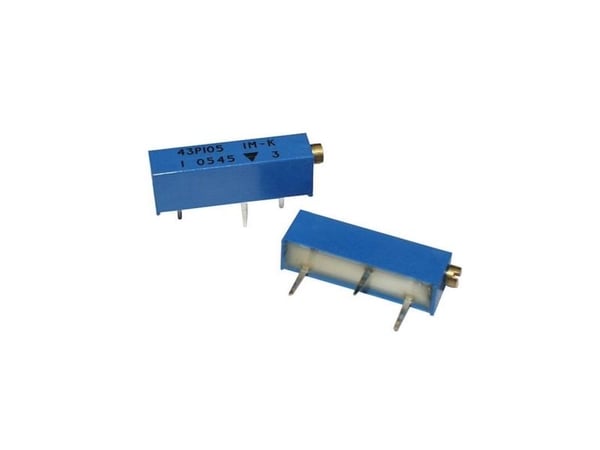 Vishay M43P103KB40 spindeltrimmer 15-trinn lineær 0,75 W 10 kO 5400° 1 stk.