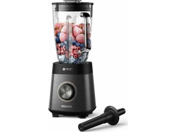 Philips 5000 series Blender HR3040/00, Bordplate blender, 2 L, Impulsfunksjon, Knusning af is, 1200 W, Sort