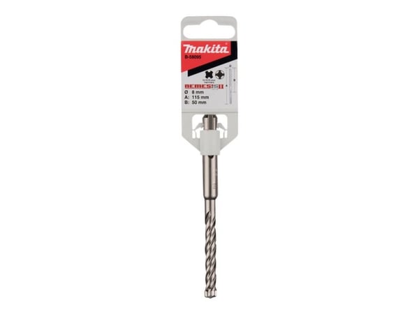 Makita Nemesis II - Poranterä - vasaranterä - 8 mm - SDS-plus - pituus: 115 mm - Makitan SDS-Plus-järjestelmään; XGT HR008GM202
