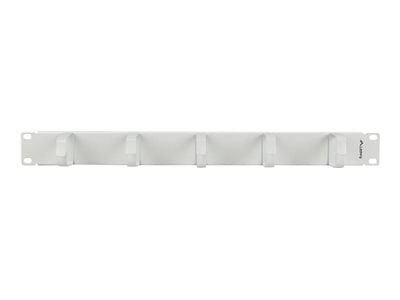 Lanberg - Rackkabelstyringspanel - RAL 7035, grå - 1U - 19"