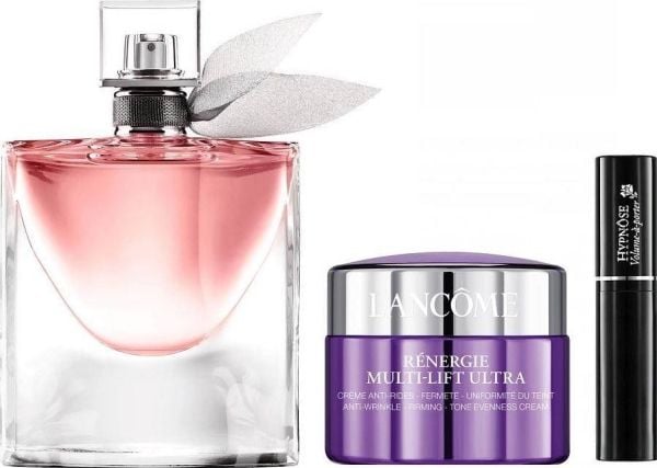 Lancome Lancme La Vie Est Belle eau de parfum spray 50ml + Renergie Multi-Lift Ultra 15ml + Hypnose Volume-A-Porter Mascara 2ml