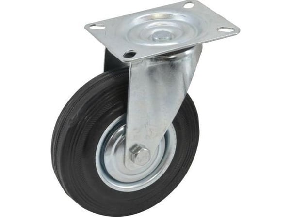AWTools AWTOOLS kääntyvä ketjupyörä musta kumi 100mm