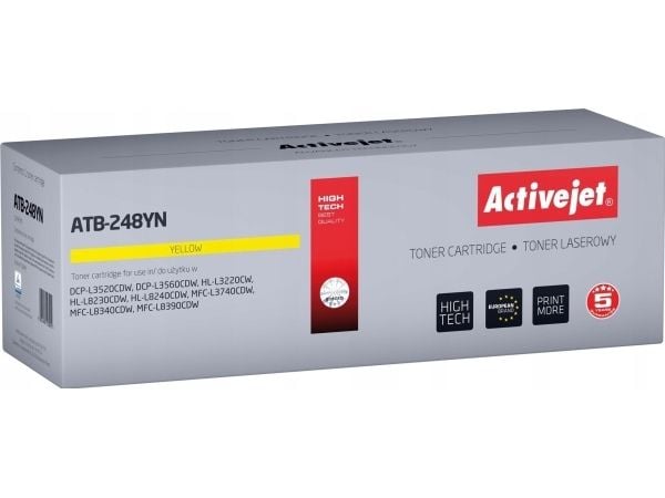 Activejet ATB-248YN, 1000 sivua, Keltainen, 1 kpl