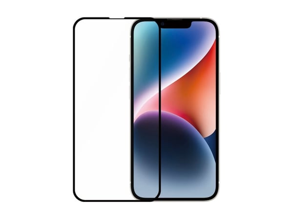 SAFE. by PanzerGlass - Skjermbeskyttelse for mobiltelefon - ultrabred passform - glass - rammefarge svart (en pakke 50) - for Apple iPhone 13, 13 P...