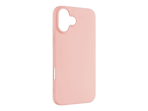 Fixed Story - Baksidedeksel for mobiltelefon - rubberized - bløt gummi - rosa - for Apple iPhone 16 Plus