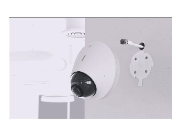 Ubiquiti UniFi G5 Dome - Nettverksovervåkingskamera - kuppel - innendørs, utendørs - farge (Dag og natt) - 5 MP - 2688 x 1512 - 2K - lyd - LAN 10/1...