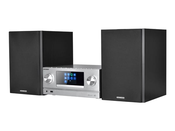 Kenwood M-9000S - Mikrosystem - 2 x 50 watt - sølv