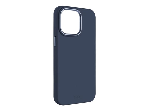 Fixed MagFlow - Bagsidecover til mobiltelefon - MagSafe-kompatibilitet - flytende silikone - blå - for Apple iPhone 16 Pro
