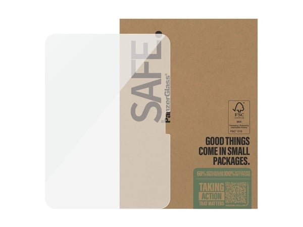 PanzerGlass SAFE. by ® Skjermbeskyttelse Apple iPad Air 11" (2024) | iPad 10,9'''' | Ultra-Wide Fit, polyetylentereftalatfolie (PET), 50 g, 50 stk.