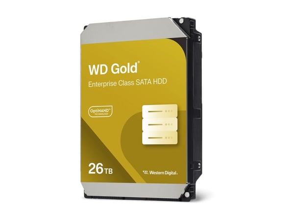 WD Gold WD261KRYZ - Harddisk - Enterprise - 26 TB - intern - 3.5" - SATA 6Gb/s - 7200 rpm - buffer: 512 MB
