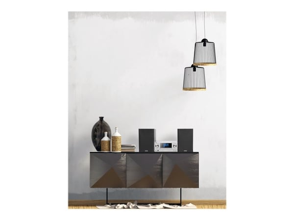 Kenwood M-9000S - Mikrosystem - 2 x 50 watt - sølv