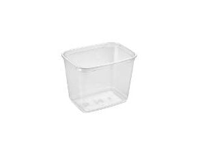 Plastbägare M68-100 rektangulär 1000 ml APET klar 560 st/fp