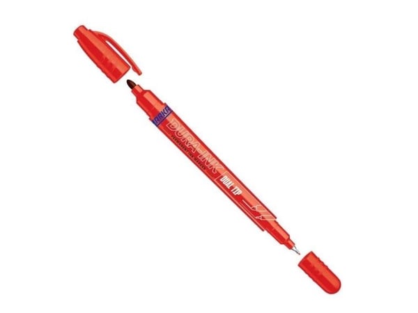 Markal MARKER DURA-INK DUAL TIP 0.8-1.5MM PUNAINEN Marker DURA-INK DUAL TIP 0.8-1.5MM Punainen