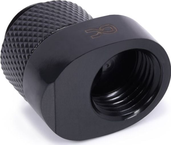 Alphacool 17604, Slangekontakt, Sort, 1/4", 22,5 mm, 24 mm, 18,5 mm