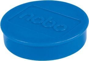 Nobo Whiteboard magneter 38 mm, styrke 2,5 kg, pakke med 10 stk., Whiteboard-magnet, Blå, 38 mm, 190 mm, 20 mm, 280 g