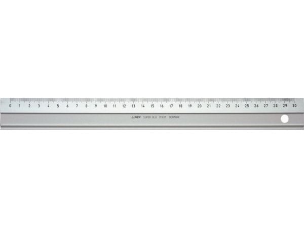 Lineal Linex, 30 cm, alumiini