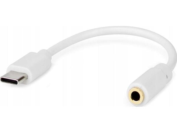 Nedis CCGB65950WT01, USB A, 3,5mm, 0,1 m, Vit