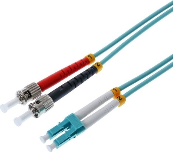Helos 1m OM3 LC/ST, 1 m, OM3, LC, ST