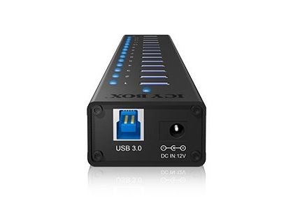 Raidsonic ICY BOX IB-AC6113 - Hub - 13 x SuperSpeed USB 3.0 - Skrivebord (IB-AC6113)